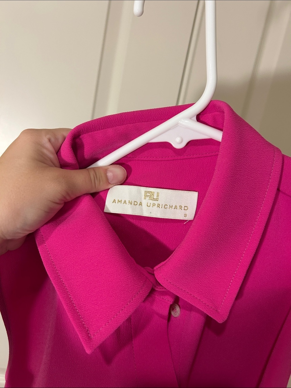 Amanda Uprichard Logan Sleeveless Collared Shirt Dress - Picture 5 of 6